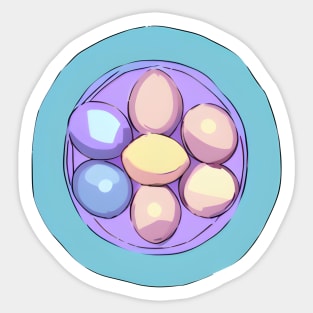 Family Memories: Making Easter Eggs 3 (MD23ETR014b) Sticker